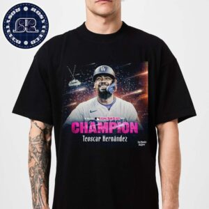 Official 2024 MLB Home Run Derby King Champion Is Teoscar Hernandez Unisex T-Shirt