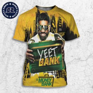 Official 2024 Money In The Bank WWE Event Poster Art Photograph Yeet In The Bank All Over Print Shirt