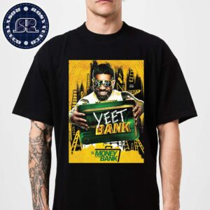 Official 2024 Money In The Bank WWE Event Poster Art Photograph Yeet In The Bank Classic T-Shirt