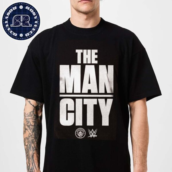 Official Becky Lynch WWE x Manchester City The Man City Premium T-Shirt