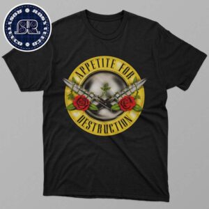 Official Guns N Roses Appetite For Destruction Knives 2024 Unisex T-Shirt