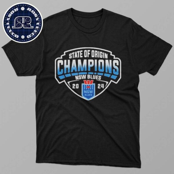 Official Logo NSW Blues 2024 Champions State Of Origin Unisex T-Shirt