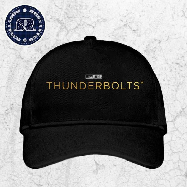 Official New Logo For Marvel Studios Thunderbolts Classic Cap Snapback Hat