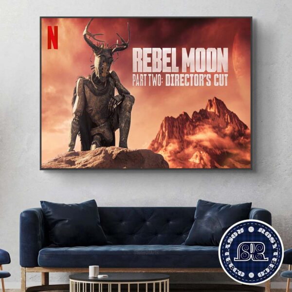 Official New Poster For Rebel Moon Part Two Director’s Cuts Wall Decor Poster Canvas