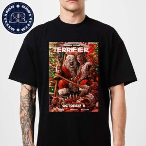 Official New Poster For Terrifier 3 Releasing In Theaters On October 11 Unisex T-Shirt