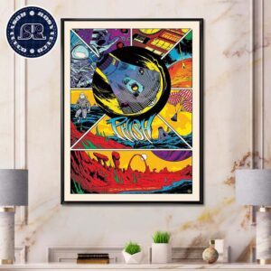 Official Phish Poster For Tonight And Tomorrow Shows In St Louis MO At Chaifetz Arena On July 30-31 2024 Home Decor Poster Canvas