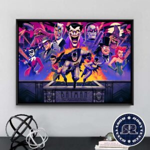 Official Poster Batman The Animated Series Artist Proofs Wall Decor Poster Canvas