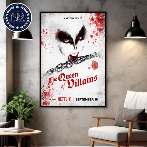 Official Poster For The Queen Of Villains Only On Netflix Premieres On September 19 Home Decor Poster Canvas