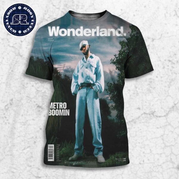 Official Poster Metro Boomin On The Cover Of Wonderland Magazine Issue 78 SS24 All Over Print Shirt