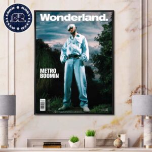 Official Poster Metro Boomin On The Cover Of Wonderland Magazine Issue 78 SS24 Wall Decor Poster Canvas