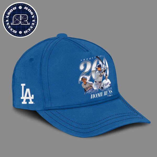 Official Shohei Ohtani Los Angeles Dodgers 200th Career Home Run Classic Cap Snapback Hat