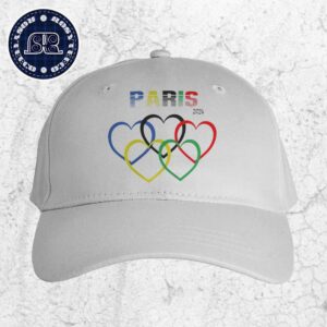 Paris 2024 Olympics Heart Rings Snapback Hat Classic Cap