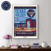 2024 MLB All-Star Game Specialty Program With Artwork By Charles Fazzino Wall Decor Poster Canvas