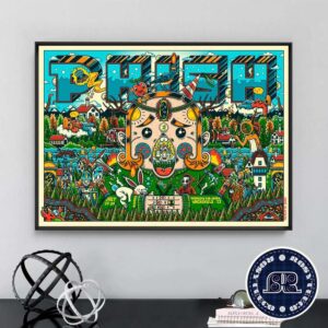 Phish Poster In Uncasville CT At The Mohegan Sun Arena On July 23 And 24 2024 Wall Decor Poster Canvas