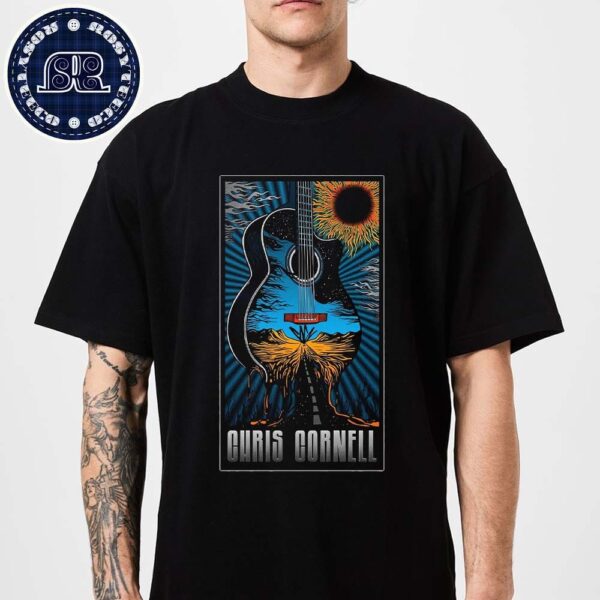 Poster To Commemorate Chris Cornell 60th Birthday On July 20 2024 Art By Alexandra Fischer Classic T-Shirt