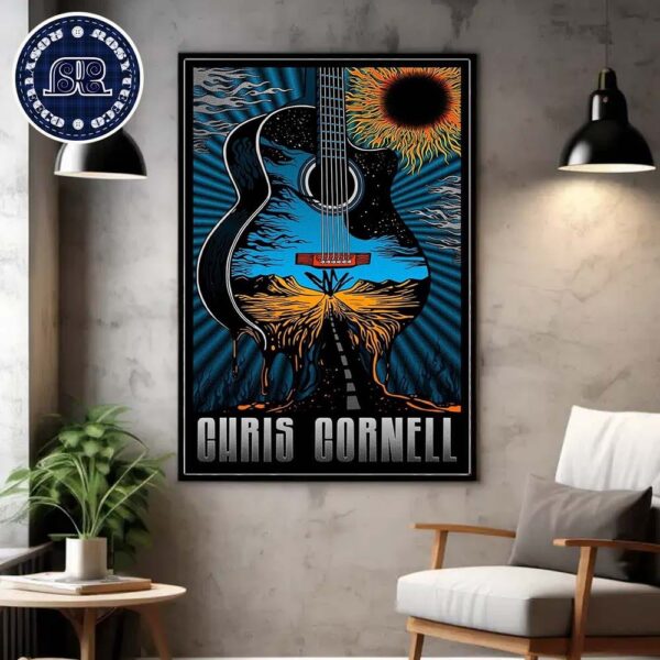 Poster To Commemorate Chris Cornell 60th Birthday On July 20 2024 Art By Alexandra Fischer Home Decor Poster Canvas