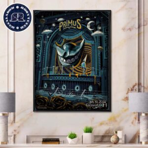 Primus Poster For Tonight Show At The Andrew J Brady Music Center In Cincinnati OH On July 30 2024 Home Decor Poster Canvas