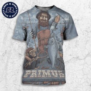 Primus Poster For Tonight’s Show In Redmond WA At Marymoor Park On July 18 2024 All Over Print Shirt