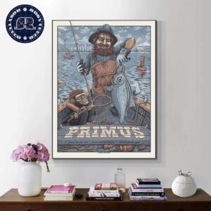 Primus Poster For Tonight’s Show In Redmond WA At Marymoor Park On July 18 2024 Home Decor Poster Canvas