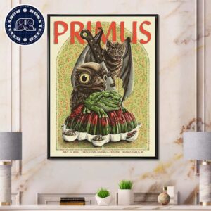 Primus Poster Show  At Mountain America Center In Idaho Falls ID On July 15 2024 Is Designed By Neal Williams Decor Poster Canvas