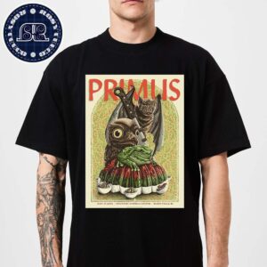 Primus Poster Show  At Mountain America Center In Idaho Falls ID On July 15 2024 Is Designed By Neal Williams Vintage T-Shirt