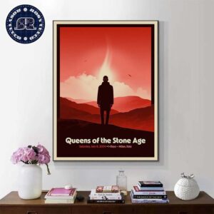 Queens of the Stone Age In Milan Italy At I-Days On Saturday July 6 2024 Home Decor Poster Canvas