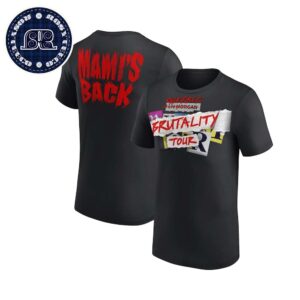 Rhea Ripley Brutality Tour Mami’s Back Two Sides Print Unisex T-Shirt