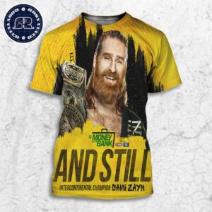 Sami Zayn And Still Intercontinental Champion WWE Money In The Bank 2024 All Over Print Shirt