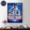 Xander Schauffele Two-Time Major Champ The Open Champion Poster Canvas Home Decor