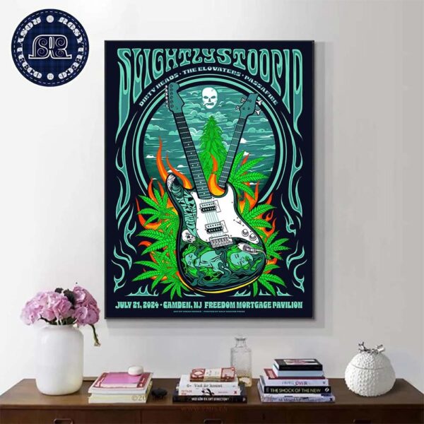 Slightly Stoopid In Camden New Jersey Tonight At Freedom Mortgage Pavilion On July 21 2024 Home Decor Poster Canvas