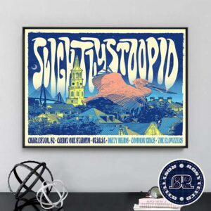 Slightly Stoopid Poster For Tonight With Dirty Heads Common Kings And The Elovaters At Credit One Stadium In Charleston SC On July 28 2024 Poster Canvas