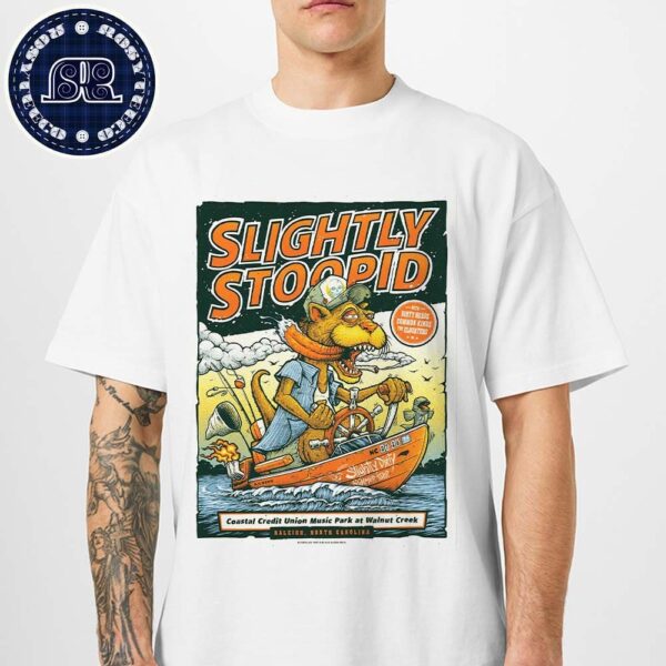 Slightly Stoopid Tonight At Coastal Credit Union Music Park at Walnut Creek In Raleigh North Carolina On July 26 2024 T-Shirt