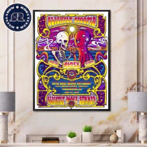 Slightly Stoopid Tonight At Live Oak Bank Pavilion In Wilmington North Carolina On July 27 Slightly Dirty Summer 2024 Poster Canvas