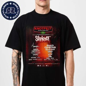 Slipknot 25th Anniversary At Knotfest Brasil 2024 19 E 20 DE Outubro Allianz Parque T-Shirt