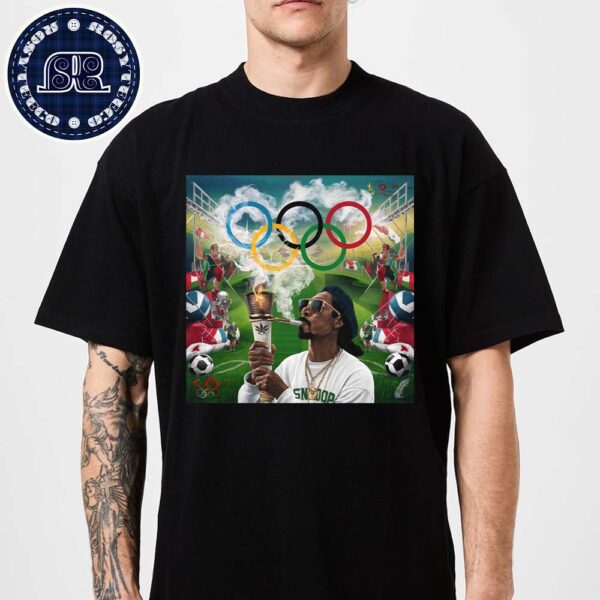 Snoop Dogg Is Olympic Flame Torchbearer Ahead Of Opening Ceremony At The Olympics 2024 Paris Unisex T-Shirt