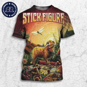 Stick Figure Tonight In Tacoma WA At LeMay ACM Haub Field With SOJA And Little Stranger On July 20 2024 All Over Print Shirt