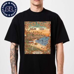 Stick Figure With Special Guests Soja And Little Stranger Night 1 In San Diego CA At The Rady Shell At Jacobs Park On July 13th 2024 T-Shirt