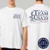 USA 2024 Paris Olympics Two Sides Print Premium T-Shirt