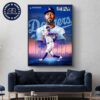 Official 2024 MLB Home Run Derby King Champion Is Teoscar Hernandez Wall Decor Poster Canvas