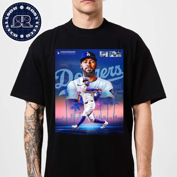 Teoscar Hernandez From Los Angeles Dodgers Is The First Player To Win The Home Run Derbey T-Shirt