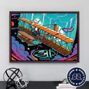 The 311 Poster Tonight In Huber Heights OH At The Rose Music Center at The Heights On July 24 2024 Home Decor Poster Canvas