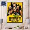 Tiffany Stratton Winner WWE Money In The Bank 2024 Home Decor Poster Canvas