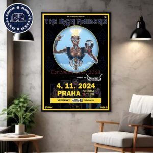 The Iron Maidens European Tour 2024 In Praha Storm Club On November 4 2024 Home Decor Poster Canvas