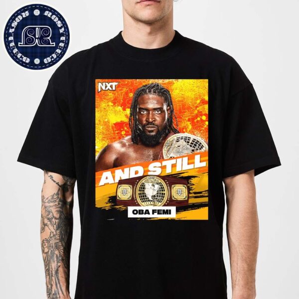 WWE NXT North American Champion And Still Oba Femi On July 16 2024 Premium T-Shirt