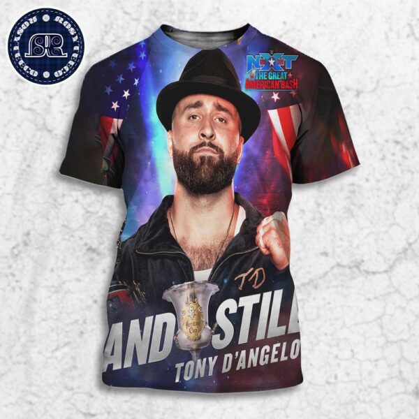 WWE NXT The Great American Tony D’Angelo And Still WWE NXT Heritage Cup All Over Print Shirt