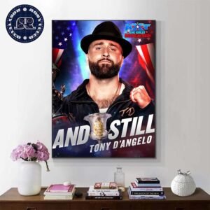 WWE NXT The Great American Tony D’Angelo And Still WWE NXT Heritage Cup Home Decor Poster Canvas