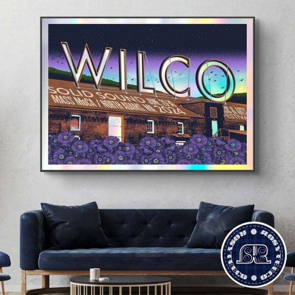 Wilco Solid Sound Festival On June 28-30 2024 In Mass MoCA I North Adams MA Home Decor Poster Canvas