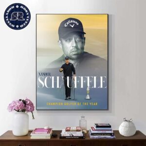 Xander Schauffele Champion Golfer Of The Year Home Decor Poster Canvas