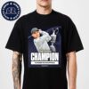 Xander Schauffele Champion Golfer Of The Year Vintage T-Shirt