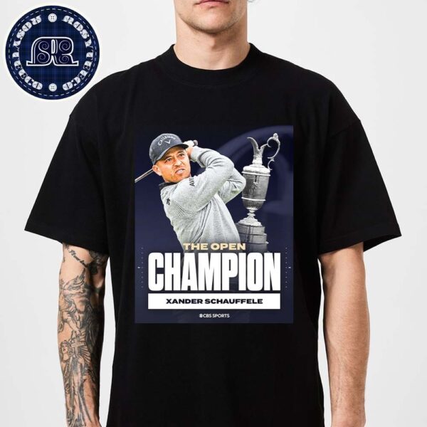 Xander Schauffele Two-Time Major Champ The Open Champion Premium T-Shirt